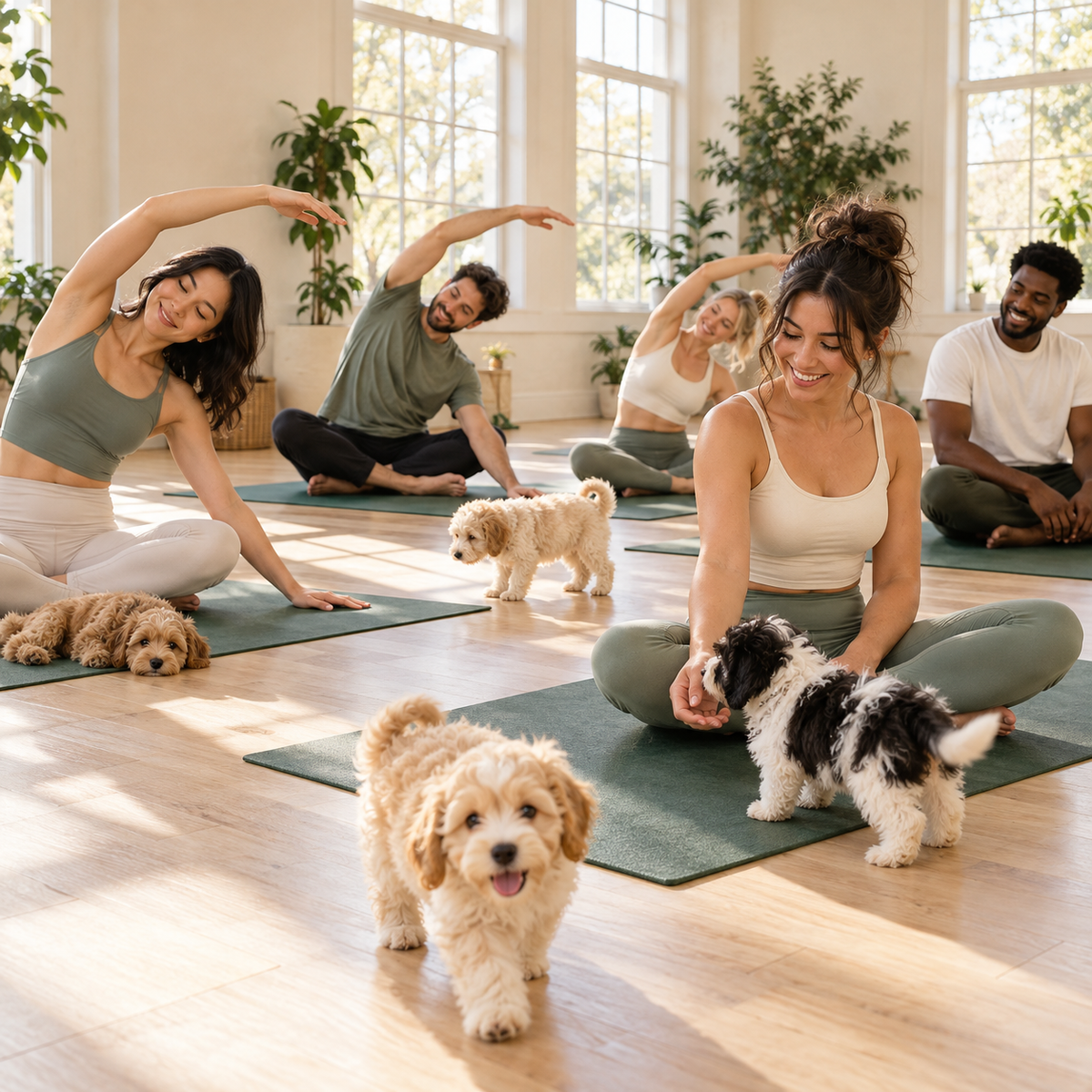 Puppy Yoga